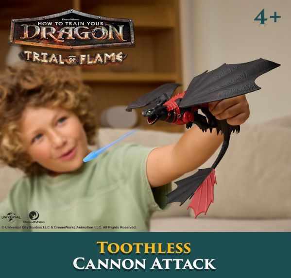 Ігровий набір Беззубик дракон що стріляє Як приборкати дракона DreamWorks Dragons Spin Master 6076026 6076026 фото