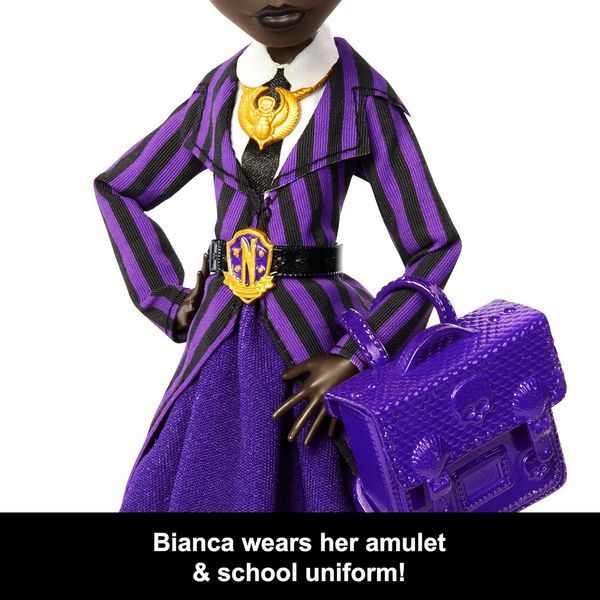 Лялька Монстер Хай Венсдей Б'янка Буркало колекційна лялька Monster High Wednesday Bianca Barclay JDR71 JDR71 фото