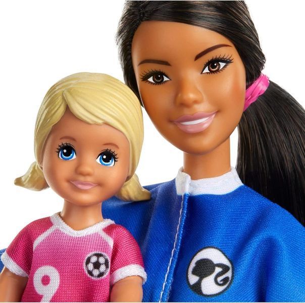 Кукла Барби тренер по футболу футбольный набор для девочек Barbie Soccer Coach GJM71 фото