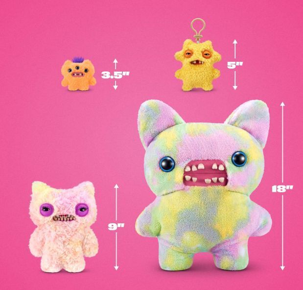 Набор плюшевых монстров Фугглер 5 брелоков ZURU Fuggler Keyring Series 6 12 см 157115E фото