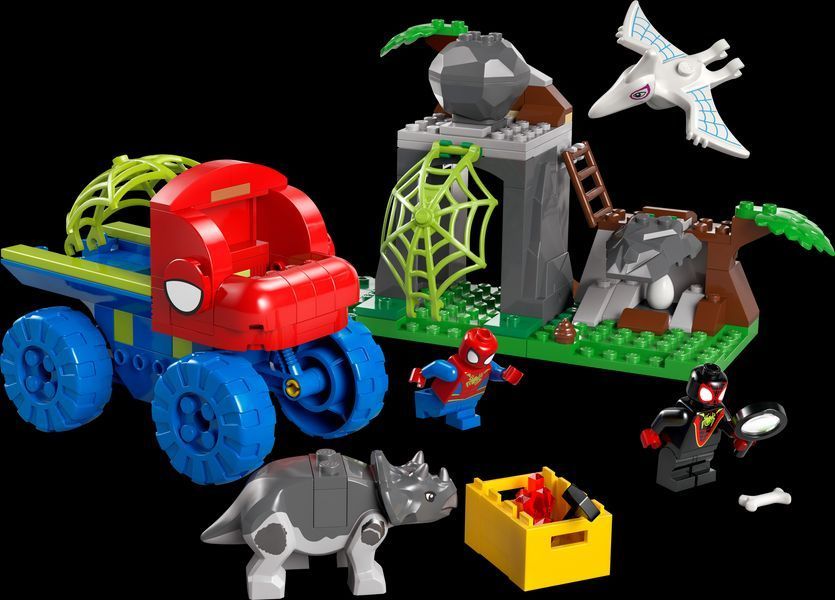 Конструктор Лего Марвел динозаврий спасательный транспорт команды Паука Lego Marvel Super Heroes 11199 11199 фото