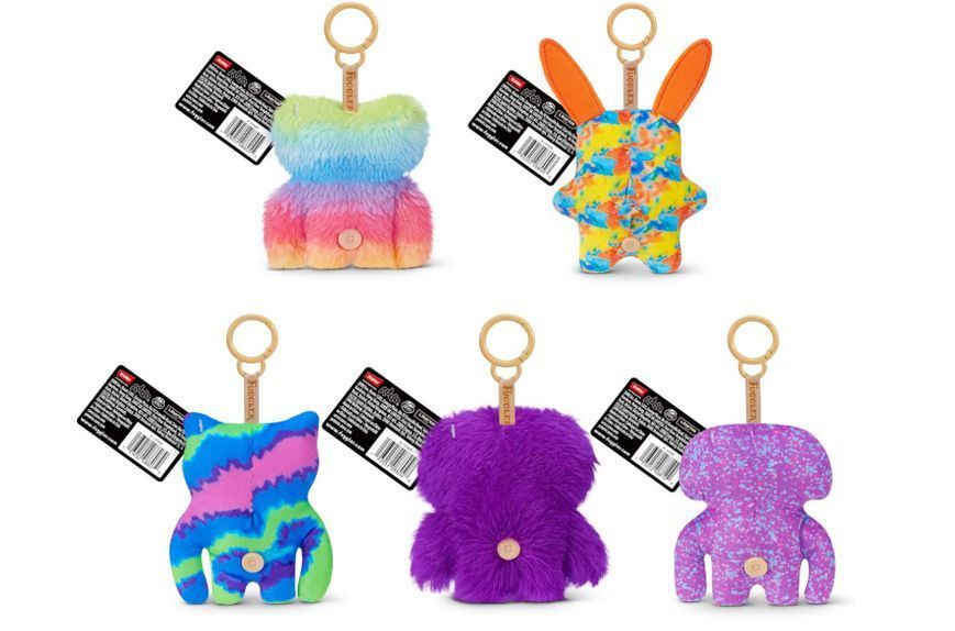 Набор плюшевых монстров Фугглер 5 брелоков ZURU Fuggler Keyring Series 6 12 см 157115E фото