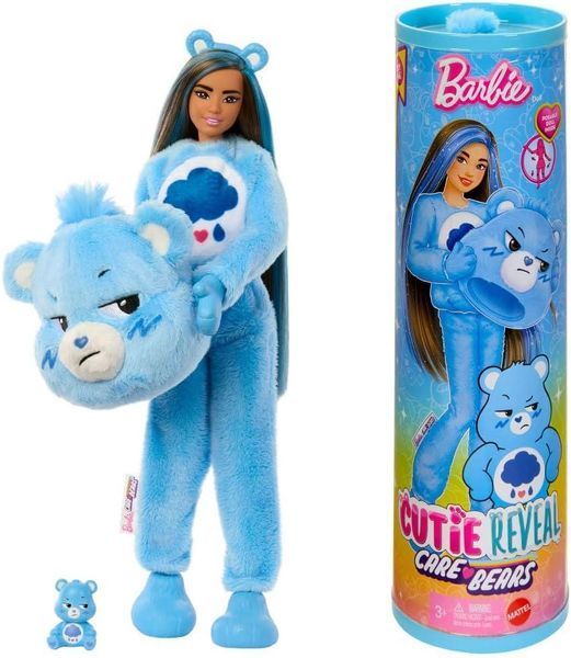 Кукла Барби сюрприз Заботливые Медведи Grumpy Bear с аксессуарами Barbie Cutie Reveal Grumpy Bear JCN96 JCN96 фото