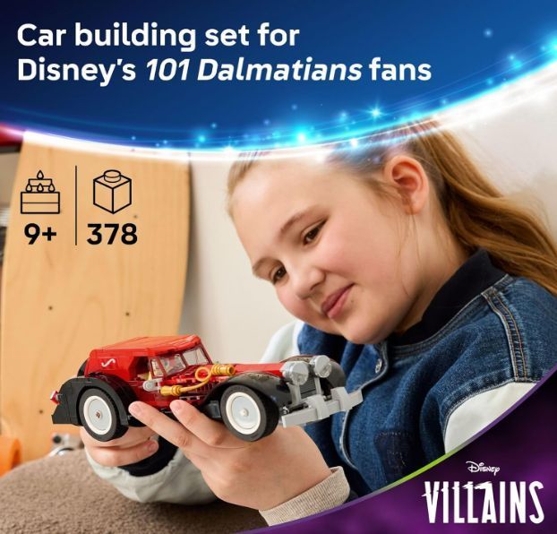 Конструктор ЛЕГО Дісней Круелла Де Віль з машиною LEGO Disney Cruella De Vil's Car 43277 43277 фото