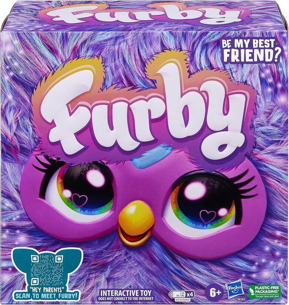 Интерактивная игрушка Ферби фиолетовый с аксессуарами Furby Purple F6743 фото