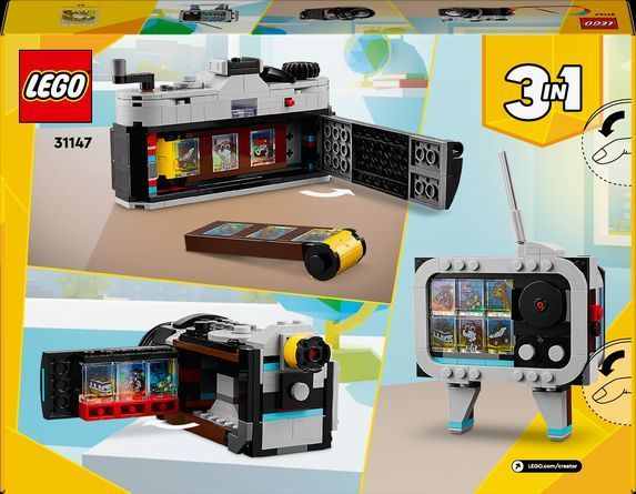 Конструктор Лего Креатор ретро-камера для сборки Lego Creator Retro Camera 31147 31147 фото