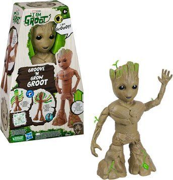 Інтерактивна фігурка Грута Groove N Grow зі звуком Marvel Studios Groot F8027 F8027 фото