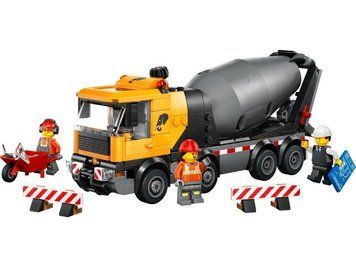Конструктор Лего Сіті бетонозмішувач будівельна техніка Lego City Concrete Mixer 60478 60478 фото