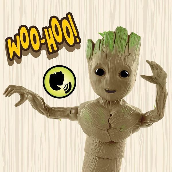 Интерактивная фигурка Грута Groove N Grow со звуком Marvel Studios Groot F8027 F8027 фото