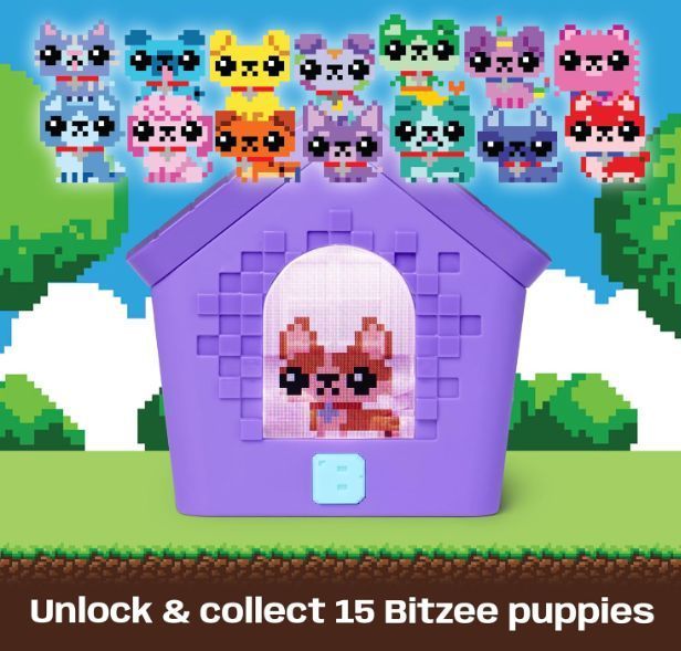 Интерактивный цифровой питомец Bitzee Doghouse с 15 щенками и котиками 3D Spin Master 6072386 6072386 фото