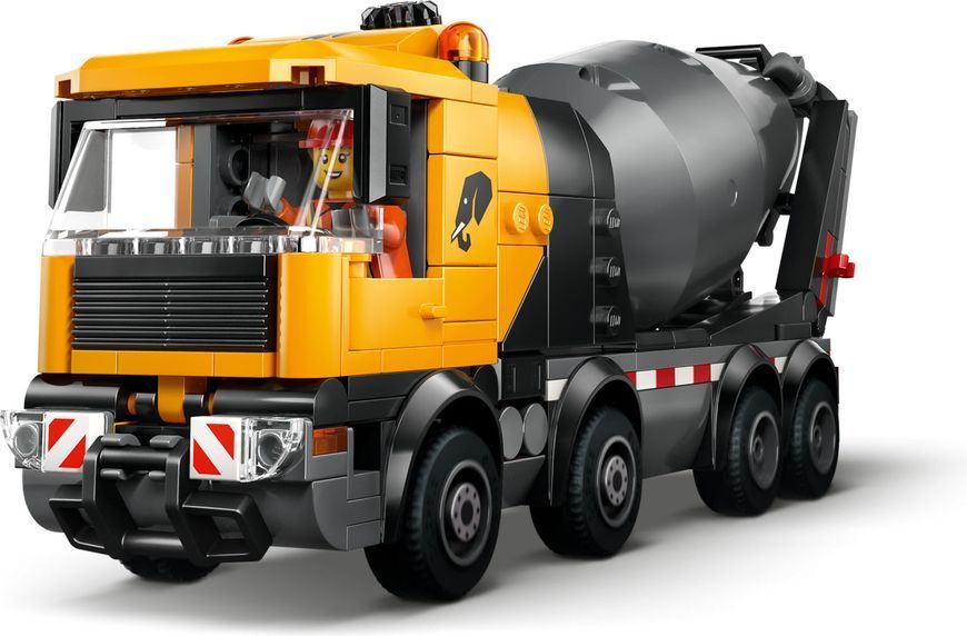 Конструктор Лего Сіті бетонозмішувач будівельна техніка Lego City Concrete Mixer 60478 60478 фото