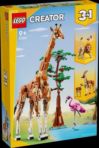 Конструктор Лего Креатор 3в1 дикі тварини сафарі Lego Creator Wild Safari 31150 31150 фото