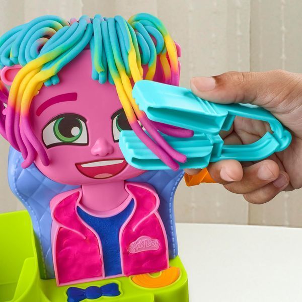 Набор для лепки Плей До салон причесок стилист игровой набор с массой Play-Doh Hair Stylin' Salon F8807 F8807 фото