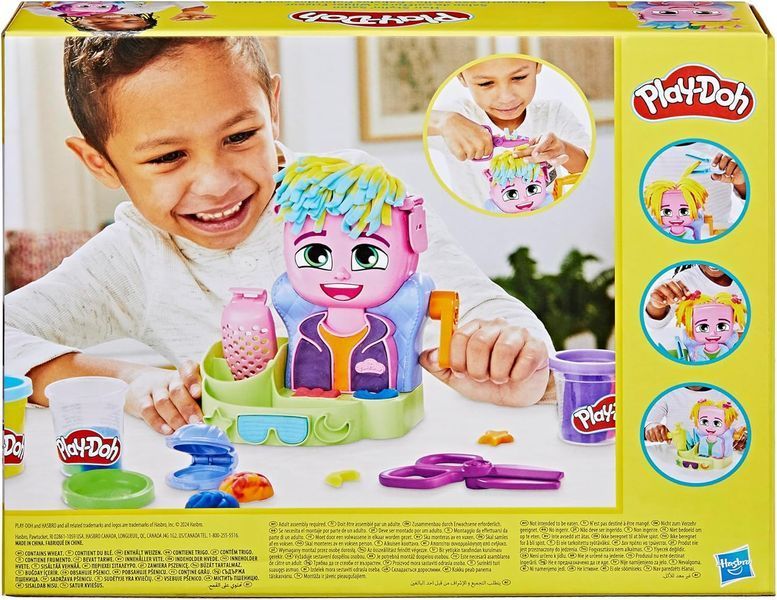 Набор для лепки Плей До салон причесок стилист игровой набор с массой Play-Doh Hair Stylin' Salon F8807 F8807 фото