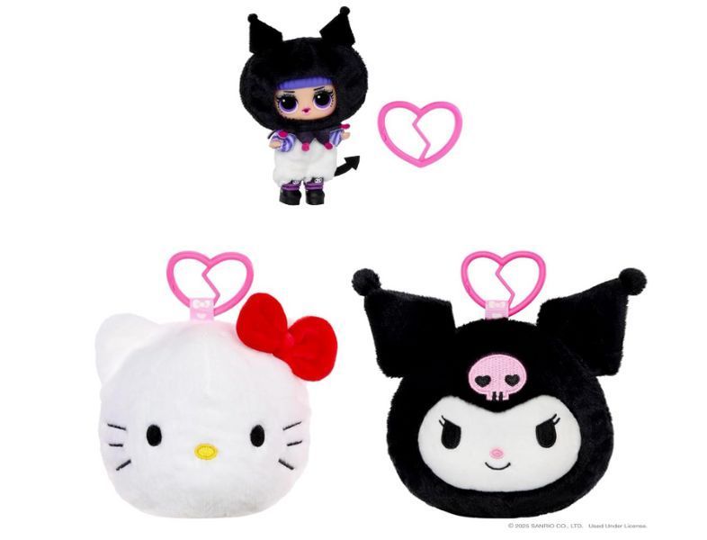 М'яка іграшка ЛОЛ Сюрприз Хелло Кітті двостороння LOL Surprise Hello Kitty MGA 249962 249962 фото