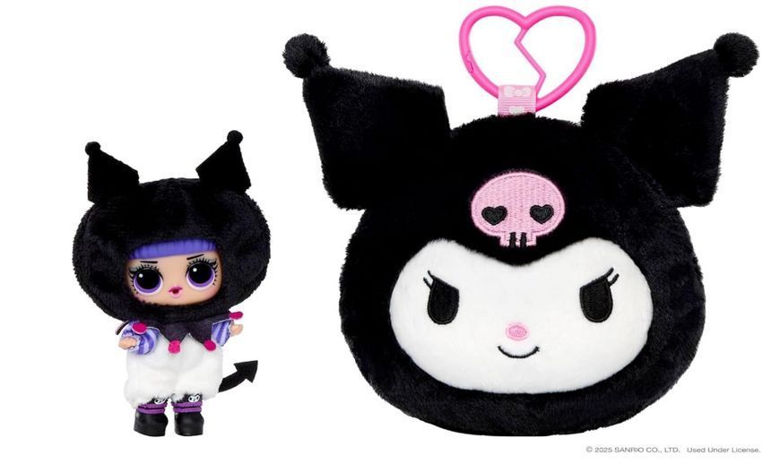 М'яка іграшка ЛОЛ Сюрприз Хелло Кітті двостороння LOL Surprise Hello Kitty MGA 249962 249962 фото