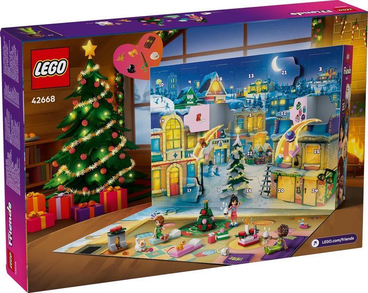 Конструктор Лего Френдс адвент новогодний календарь праздничный набор Lego Friends Advent Calendar 42668 42668 фото