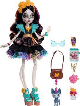 УЦЕНКА!!! Кукла Монстер Хай Скелита Калаверас коллекционная Monster High Skelita Calaveras JHK34 JHK34 фото