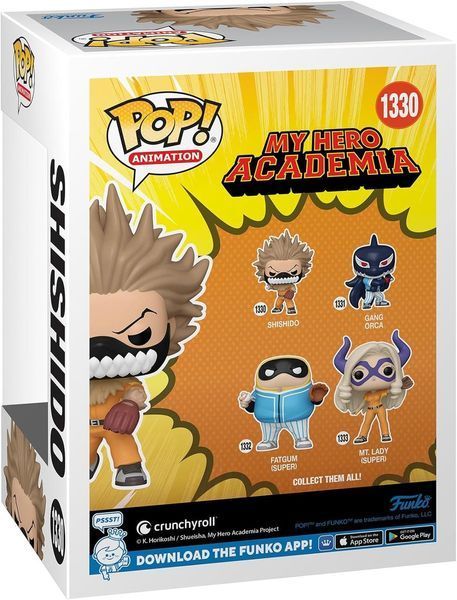 Фігурка Фанко Поп бейсбольна ліга героїв Шишидо колекційна Funko Pop My Hero Academia Shishido 1330 70611 фото