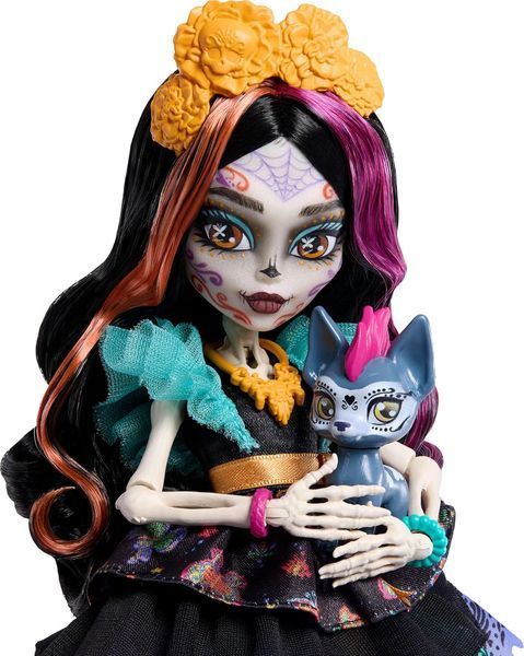 УЦЕНКА!!! Кукла Монстер Хай Скелита Калаверас коллекционная Monster High Skelita Calaveras JHK34 JHK34 фото