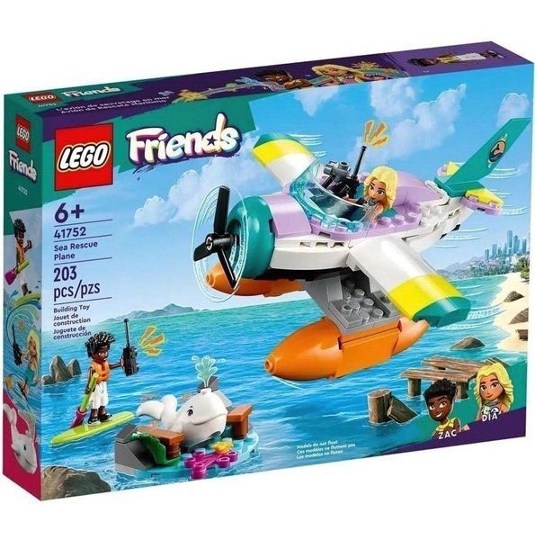 Конструктор Лего Френдс спасательный гидроплан Lego Friends Rescue Hydroplane 41752 41752 фото