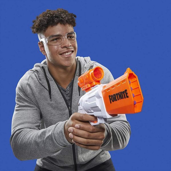 Бластер Нерф Фортнайт Молот потужна стріляюча іграшка Nerf Fortnite SR Blaster E9391 фото