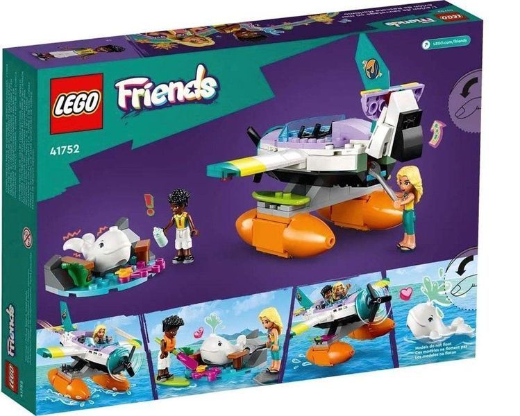 Конструктор Лего Френдс спасательный гидроплан Lego Friends Rescue Hydroplane 41752 41752 фото