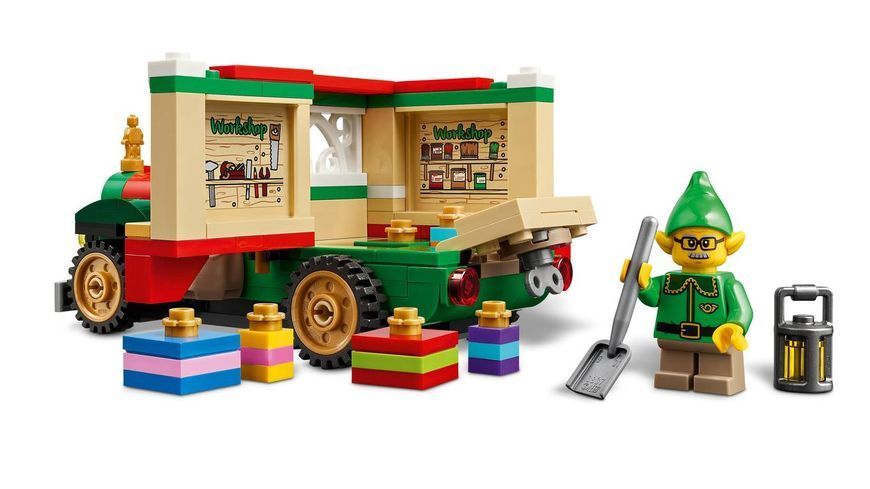 Конструктор Лего Іконік вантажівка Санти святковий набір Lego Iconic Santa Truck 40746 40746 фото