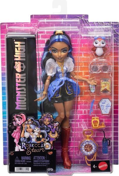 Кукла Монстер Хай Робекка Стим с пингвином Капитаном Пенни Monster High Robecca JMB81 JMB81 фото
